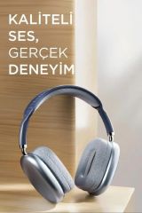 P9 Air Pro Max Kablosuz 5.3 Mikrofonlu Sd Kart Girişli Aux Kablolu Bluetooth Kulaklık Kılıf Hediyeli