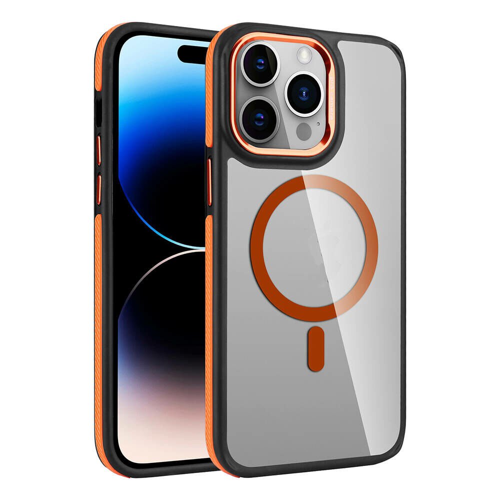 iPhone 14 Pro Max Kılıf Magsafe Şarj Özellikli Mat Görünümlü Solo Kapak