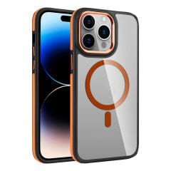 iPhone 14 Pro Max Kılıf Magsafe Şarj Özellikli Mat Görünümlü Solo Kapak