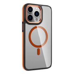 iPhone 14 Pro Max Kılıf Magsafe Şarj Özellikli Mat Görünümlü Solo Kapak