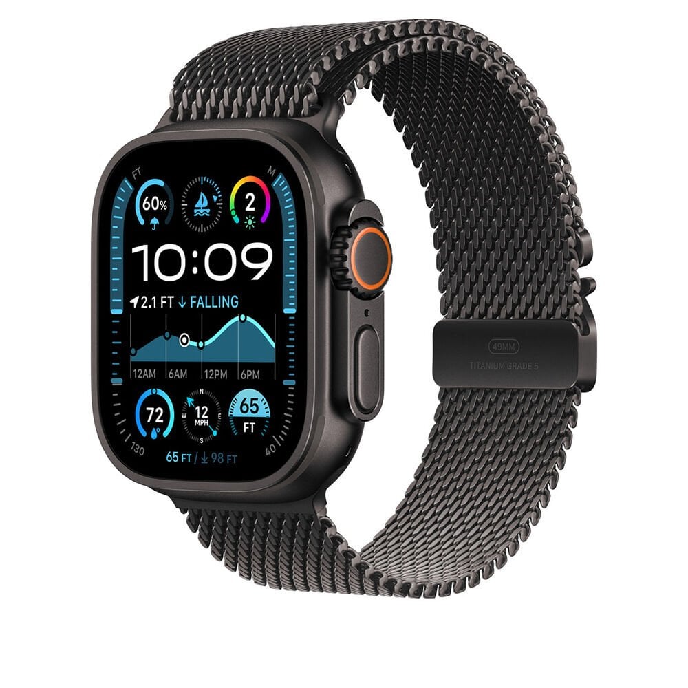 Apple Watch Ultra 49mm KRD-100 Titanyum Hasır Kordon