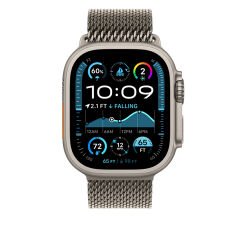 Apple Watch Ultra 49mm KRD-100 Titanyum Hasır Kordon Titanyum