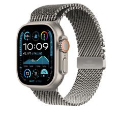 Apple Watch Ultra 49mm KRD-100 Titanyum Hasır Kordon Titanyum