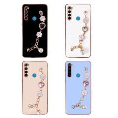 Xiaomi Redmi Note 8 Kılıf El Tutamaçlı Kamera Korumalı Taka Silikon Kapak