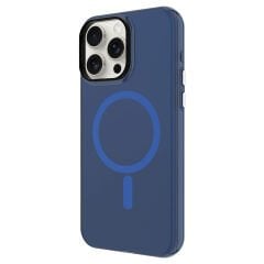 iPhone 15 Pro Kılıf Magsafe Şarj Özellikli Buzlu Transparan C-Pro Sert Kapak