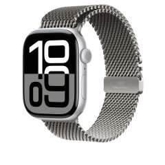 Apple Watch 7 45mm KRD-100 Titanyum Hasır Kordon