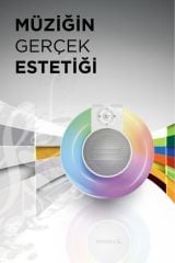 D65 Beyaz RGB Işıklı Kablosuz Bluetooth Hoparlör