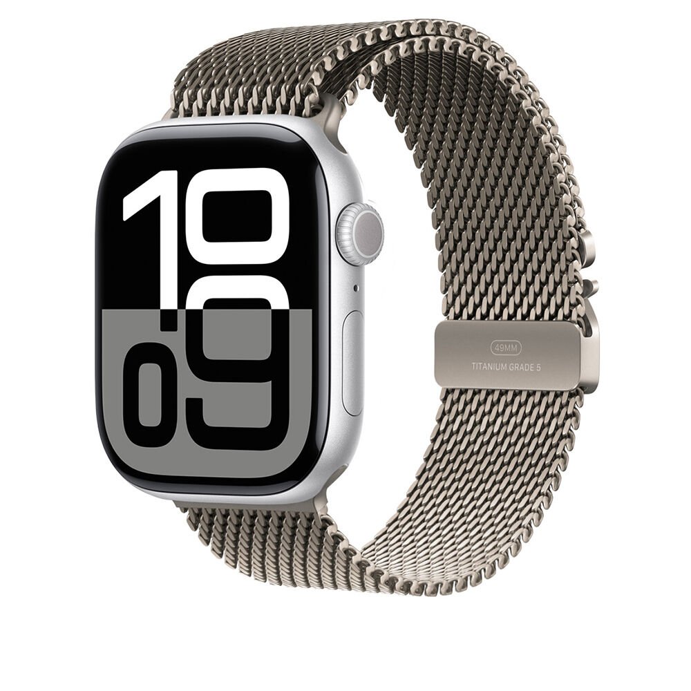 Apple Watch 44mm KRD-100 Titanyum Hasır Kordon