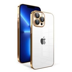 iPhone 12 Pro Kılıf Kamera Korumalı Renkli Çerçeveli Garaj Kapak