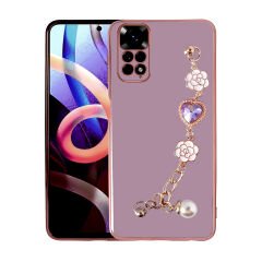 Xiaomi Redmi Note 11 Global Kılıf El Tutamaçlı Kamera Korumalı Taka Silikon Kapak