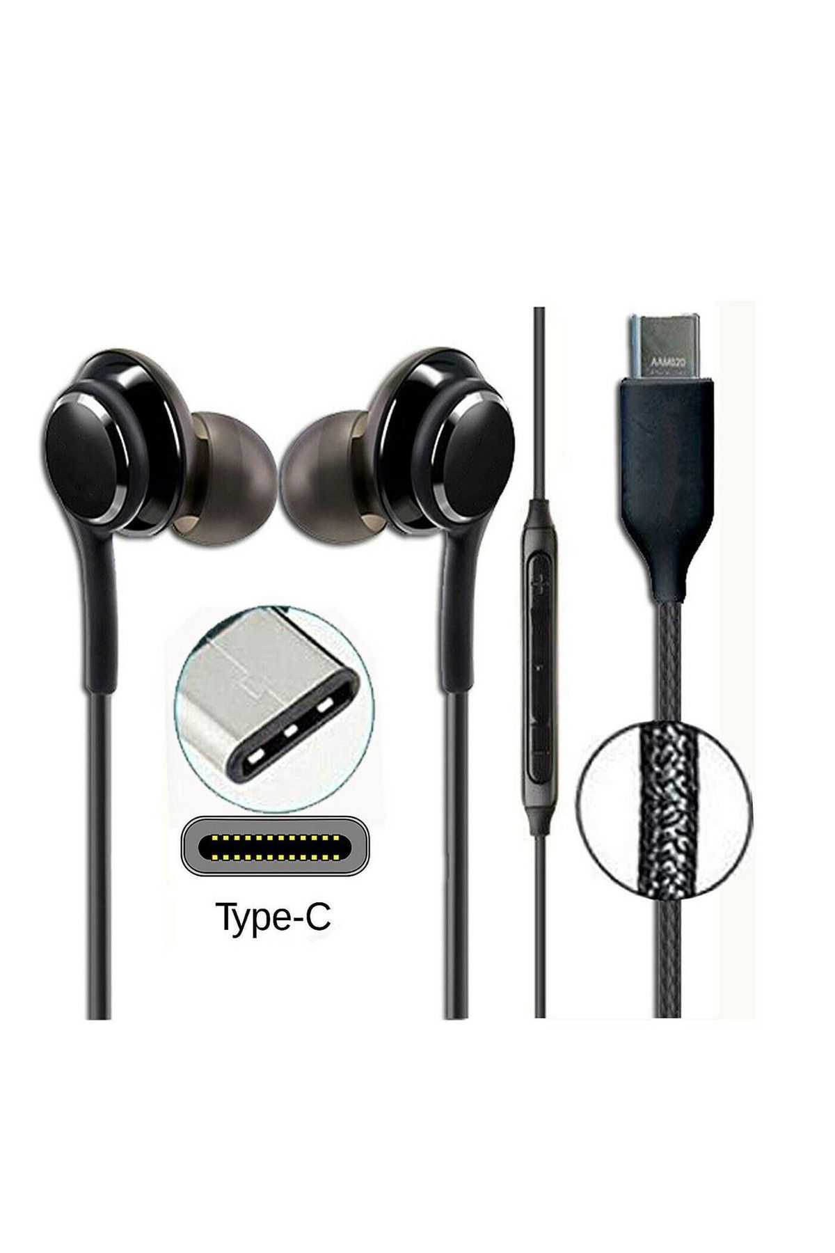 Usb-c 15 15 Pro 16 Plus 16 Pro Max Uyumlu Kulaklık Type-c Uyumlu Tak Çalıştır Bluetooth Gerektirmez