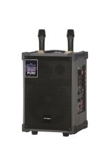 D71 Profesyonel Çift Mikrofonlu BT Kablosuz Hoparlör Bass Ses Kutusu Speaker