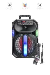 D26 RGB Işıklı Mikrofonlu Kumandalı USB/TF/FM/MIC/BT Bluetooth Hoparlör