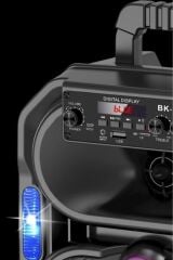 D26 RGB Işıklı Mikrofonlu Kumandalı USB/TF/FM/MIC/BT Bluetooth Hoparlör