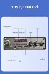 D26 RGB Işıklı Mikrofonlu Kumandalı USB/TF/FM/MIC/BT Bluetooth Hoparlör