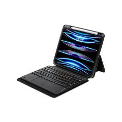 iPad Pro 11 2024 Uyumlu Border Keyboard Bluetooh Bağlantılı Standlı Klavyeli Tablet Kılıfı