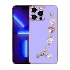 iPhone 12 Pro Max Kılıf El Tutamaçlı Kamera Korumalı Taka Silikon Kapak