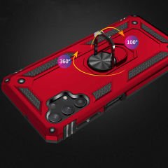 Samsung Galaxy A23 Kılıf Vega Tank Sert Yüzüklü Standlı Zırh Koruma Kapak