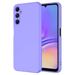 Samsung Galaxy A55 Kılıf Kamera Korumali Mara Lansman Kapak Lila