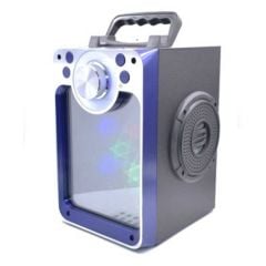 822S Ledli Kumandalı Bluetooth Hoparlör Usb-Tf-Fm Radyo Siyah