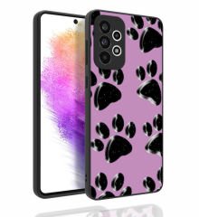 Samsung Galaxy A73 Desenli Kamera Korumalı Parlak Nora Kapak kılıf