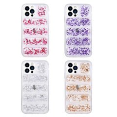 iPhone 12 Pro Max Kılıf Kamera Korumalı Simli Airbag'li Dalga Kapak