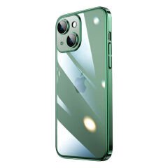 iPhone 13 Kılıf Sert PC Renkli Çerçeveli  Riksos Kapak