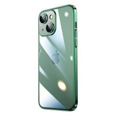 iPhone 13 Kılıf Sert PC Renkli Çerçeveli  Riksos Kapak