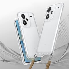 Xiaomi Redmi Note 13 Pro Plus 5G Kılıf Airbagli Takılabilir Askı Aparatlı Snap Silikon Kapak