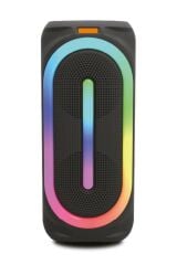 D63 2x8’’ 50 W Güçlü Bass RGB Işıklı Kablosuz Mikrofonlu Fm Bluetooth Hoparlör Speaker