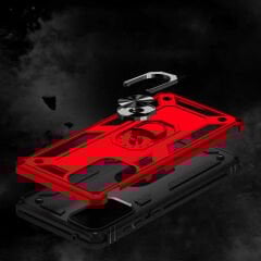 Samsung Galaxy A73 Kılıf Vega Tank Sert Yüzüklü Standlı Zırh Koruma Kapak