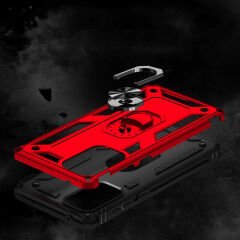 Samsung Galaxy A73 Kılıf Vega Tank Sert Yüzüklü Standlı Zırh Koruma Kapak