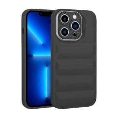 iPhone 12 Pro Kılıf Kamera Korumalı Parlak Airbag'li Galya Kapak