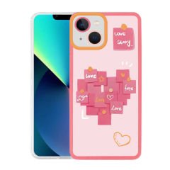 iPhone 13 Kılıf M-Fit Desenli Kapak