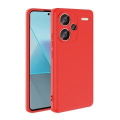 Xiaomi Redmi Note 13 Pro Plus 5G Kamera Korumali Mara Lansman Kapak Kırmızı