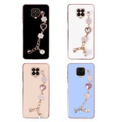 Xiaomi Redmi Note 9S Kılıf El Tutamaçlı Kamera Korumalı Taka Silikon Kapak