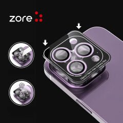 iPhone 14 Zore CL-12 Premium Safir Kamera Lens Koruyucu