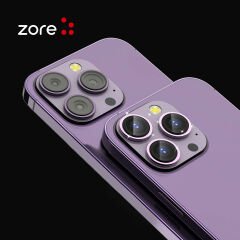 iPhone 14 Zore CL-12 Premium Safir Kamera Lens Koruyucu