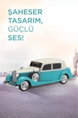 D55 Retro Araba Tasarımlı Bluetooth Hoparlör 2x5W FM + USB + TF Kart