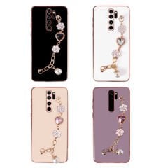 Xiaomi Redmi Note 8 Pro Kılıf El Tutamaçlı Kamera Korumalı Taka Silikon Kapak