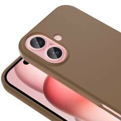 iPhone 16 Plus Kılıf Magsafe Şarj Özellikli Sıvı Teknolojili Silinebilir Sert Kivi Kapak