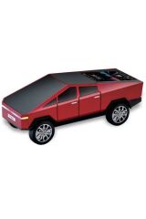 D68 CyberTruck Araba Tasarımlı Led Ekranli Radyolu Bluetooth Hoparlör 15W Güçlü Ses RGB LED /TWS/USB