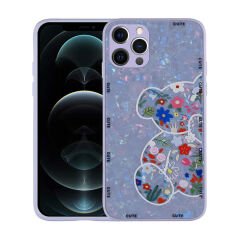 iPhone 12 Pro Max Kılıf Desenli Sert Silikon Mumila Kapak
