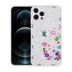 iPhone 12 Pro Max Kılıf Desenli Sert Silikon Mumila Kapak
