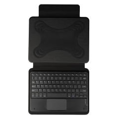 iPad Pro 12.9 2022 M2 Border Keyboard Bluetooh Bağlantılı Standlı Klavyeli Tablet Kılıfı