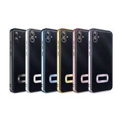 Samsung Galaxy A06 Kılıf Kamera Korumalı Logo Gösteren Omega Kapak