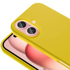 iPhone 16 Kılıf Magsafe Şarj Özellikli Sıvı Teknolojili Silinebilir Sert Kivi Kapak