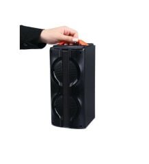 1790 Kablosuz Mikrofonlu RGB Ledli Taşınabilir Bluetooth Hoparlör Parti Speaker