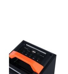 1790 Kablosuz Mikrofonlu RGB Ledli Taşınabilir Bluetooth Hoparlör Parti Speaker