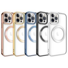 iPhone 12 Pro Max Kılıf Magsafe Wireless Şarj Özellikli Setro Silikon